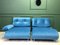 Blue Modular 5-Seater Corner Sofa by K. M. Wilkins for G Plan, Set of 5 3