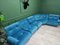 Blue Modular 5-Seater Corner Sofa by K. M. Wilkins for G Plan, Set of 5 10