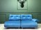 Blue Modular 5-Seater Corner Sofa by K. M. Wilkins for G Plan, Set of 5 6