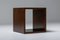 Italian Cubic Stained Oak Side Tables, 1970s, Set of 2, Image 7