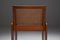 Italian Dining Chair in Walnut with Cane Seat in the Style of Scarpa, 1970s, Image 10