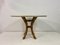 Tessellated Fossil Marble and Bamboo Dining Table, 1970s, Immagine 4