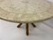 Tessellated Fossil Marble and Bamboo Dining Table, 1970s 9