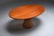 Mid-Century Modern Italian Oval Dining Table on a Rattan Base, 1970s 9