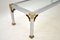 Vintage Chrome & Brass Coffee Table, Immagine 4