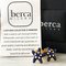 Navy Blue Hand-Enameled Sterling Silver & Gold Plated Starfish Cufflinks from Berca 6