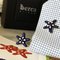 Navy Blue Hand-Enameled Sterling Silver & Gold Plated Starfish Cufflinks from Berca 10