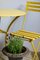 Small Antique French Garden Table with Two Chairs, 1920s, Set of 3, Image 2