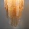 Italian Cascading Crystal Chandelier from Murano, 1970s 4