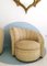 Large Art Deco Asymmetric Shell Shaped Swivel Chairs, 1980s, Set of 2 10