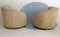 Large Art Deco Asymmetric Shell Shaped Swivel Chairs, 1980s, Set of 2, Immagine 7