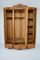 Art Nouveau Wardrobe with Twin Beds in Massive Carved Oak, Set of 3 6