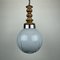 Mid-Century Blue and Grey Murano Pendant Lamp from Mazzega, Italy, 1970s, Immagine 6