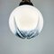 Mid-Century Blue and Grey Murano Pendant Lamp from Mazzega, Italy, 1970s, Immagine 5