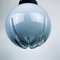 Mid-Century Blue and Grey Murano Pendant Lamp from Mazzega, Italy, 1970s, Immagine 12