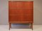 Mid-Century Cabinet with Relief Doors in the Manner of Oscar Nilsson, 1940s, Imagen 1