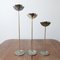 Mid-Century Brass Candlesticks, Set of 3, Image 1