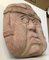 Large Vintage Olmec Terracotta Wall Head, Mexico, 1970s 5