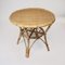 Vintage Round Bamboo Coffee Table, 1970s 3