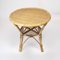 Vintage Round Bamboo Coffee Table, 1970s, Image 2