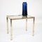 Brass Plated Bamboo Nesting Tables with Smoked Glass, 1970s, Set of 3 2