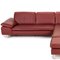 Loop Red Leather Corner Sofa by Willi Schillig 9