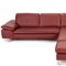 Loop Red Leather Sofa Set by Willi Schillig, Set of 2 13