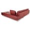 Loop Red Leather Sofa Set by Willi Schillig, Set of 2 17