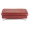 Loop Red Leather Sofa Set by Willi Schillig, Set of 2, Immagine 9