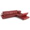 Loop Red Leather Sofa Set by Willi Schillig, Set of 2, Immagine 4