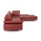 Loop Red Leather Sofa Set by Willi Schillig, Set of 2 16