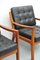 Mid-Century Teak & Leather Senator Armchairs by Ole Wanscher for France & Son / France & Daverkosen, Set of 2, Image 12