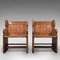 Antique Victorian English Hall Seats in Pine, Set of 2 2