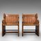 Antique Victorian English Hall Seats in Pine, Set of 2, Image 2