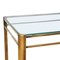 Brass and Glass Side Table by Jacques Quinet, 1960s 4