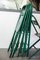 Folding Chairs in Green from Charrebourg, Set of 2 3