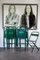 Folding Chairs in Green from Charrebourg, Set of 2 5