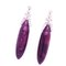 143.2KT Ruby, White Diamond and White Gold Drop Earrings from Berca, Set of 2 7