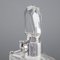 20th Century English Solid Silver & Glass Spirit Decanter with Lock & Key, 1933 11