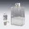 20th Century English Solid Silver & Glass Spirit Decanter with Lock & Key, 1933 6