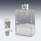 20th Century English Solid Silver & Glass Spirit Decanter with Lock & Key, 1933, Image 6