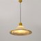 Yellow Chandelier with Canvas Diffuser, 1980s 8