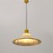 Yellow Chandelier with Canvas Diffuser, 1980s, Immagine 8