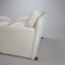 White Leather Lounge Chairs from Leolux, 1980s, Set of 2 4