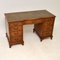 Antique Burr Walnut Pedestal Desk 2