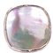 White Mother of Pearl Antik Cut Hand Engraved Sterling Silver Ring from Berca 1