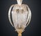 Murano Glass Lamp with Leaves, Image 5