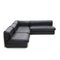 Modular Sofa in Black Leather from Cinova, 1960s, Image 2