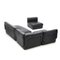 Modular Sofa in Black Leather from Cinova, 1960s, Imagen 8