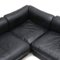 Modular Sofa in Black Leather from Cinova, 1960s 10